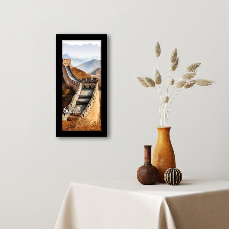 Picrit 6x12 Frame  Photo Frame for Wall Mounting Display  Black - Image 5