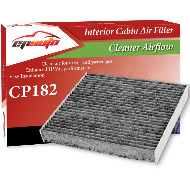 EPAUTO Cabin Air Filter CP182 (CF11182) Replacement for Honda Premium includes Activated Carbon