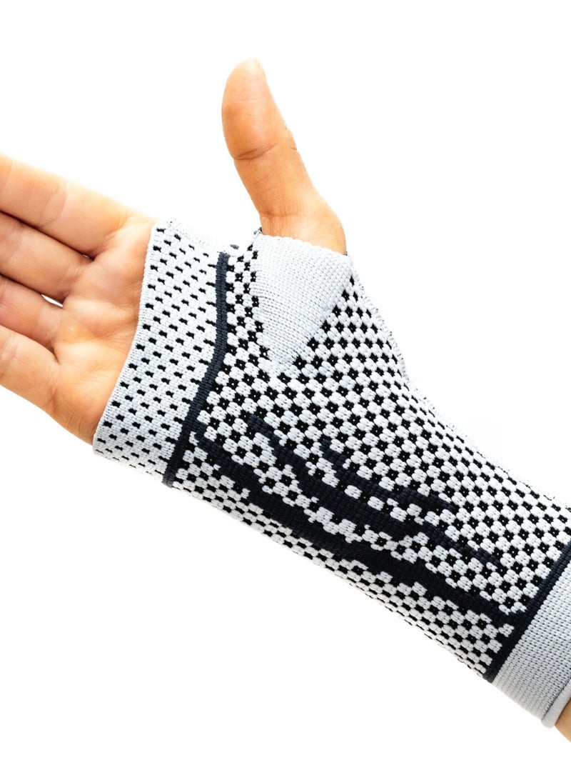 ANTAR Wrist Brace with Silicone Reinforcement – Stabilising Wrist Support for Injury, Rehabilitation & Post-Surgery – Comfortable & Protective Design (AT53044)