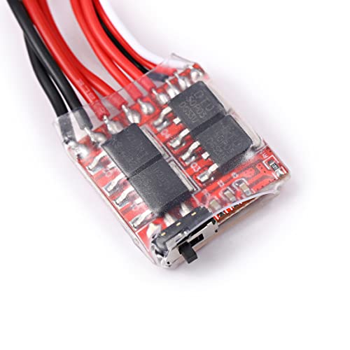 Teyleten Robot Mini 20A ESC Motor Speed RC ESC 2KHz Forward Reverse Brush Brake RC 2S for Controller Boat RC Car Tank (3PCS) - Image 3