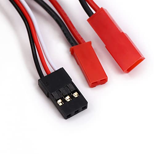 Teyleten Robot Mini 20A ESC Motor Speed RC ESC 2KHz Forward Reverse Brush Brake RC 2S for Controller Boat RC Car Tank (3PCS) - Image 4