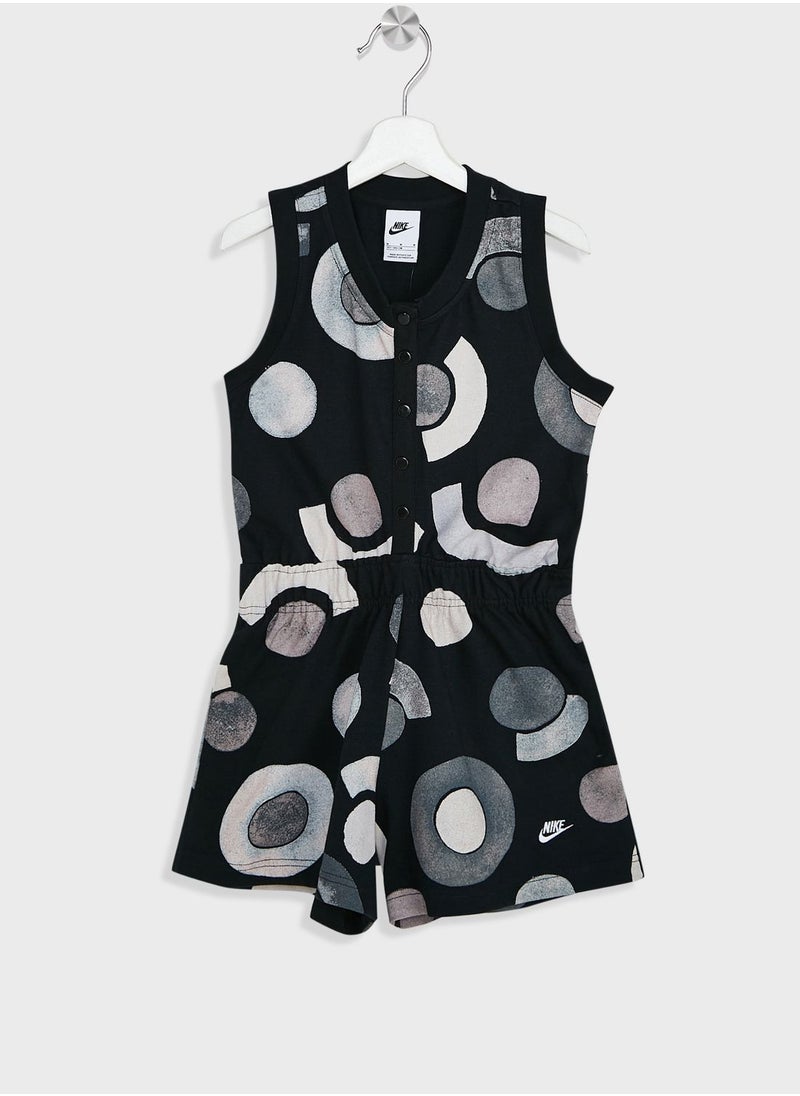 Nike - Youth Nsw All Over Print Playsuit - Image 1