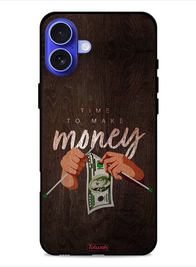 Tolwak Apple iPhone 16 Plus Protective Case Cover Time To Make Money - Image 1