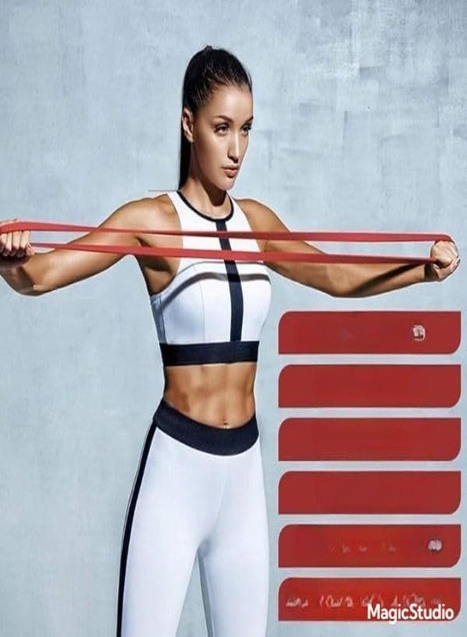 XYNO Resistance Bands for Men & Women - Full Home Gym Fitness Set | Stretch, Strength Training & Workout Bands for Exercise, Yoga & Pilates | Multi-Level Resistance for Beginner to Advanced - Image 3