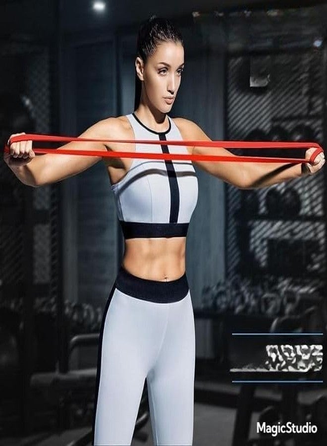 XYNO Resistance Bands for Men & Women - Full Home Gym Fitness Set | Stretch, Strength Training & Workout Bands for Exercise, Yoga & Pilates | Multi-Level Resistance for Beginner to Advanced - Image 2