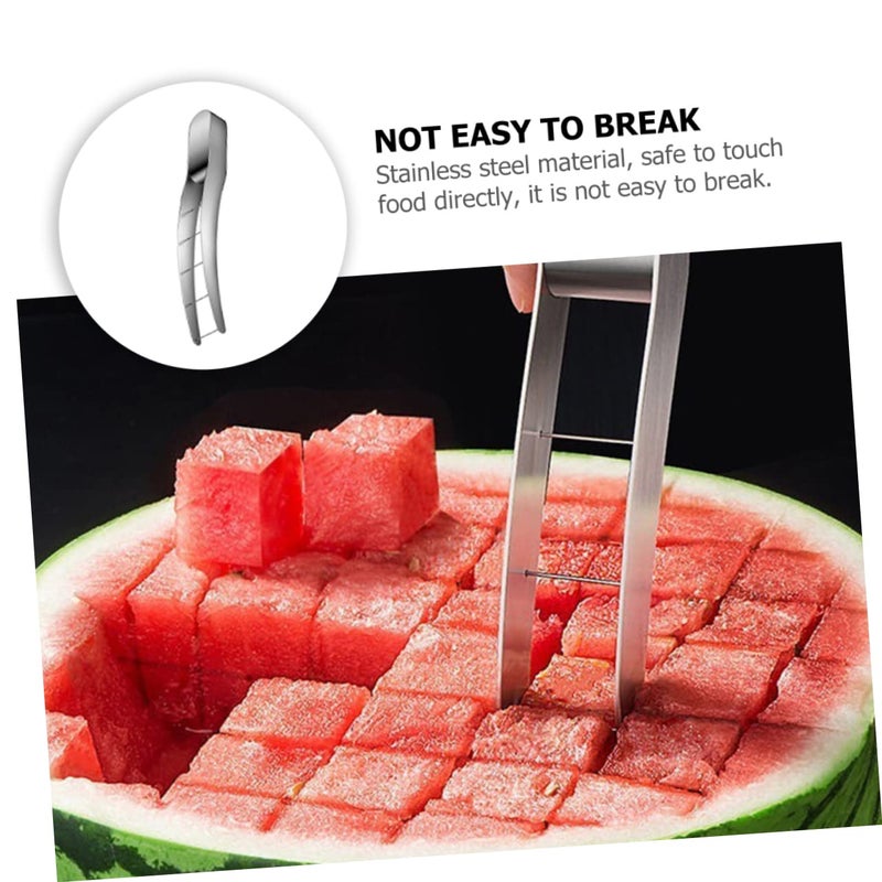 304 Stainless Steel Watermelon Slicer Cutter For Cubes And Fruit Salad Kitchen Gadget - Image 5