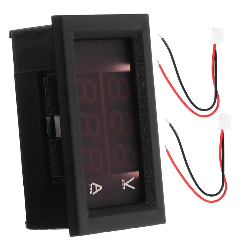 Digital Voltmeter Ammeter Voltage Tester LCD Display 4 80X2 90X2 20CM For Automotive Motorcycle Battery Monitor - Image 2