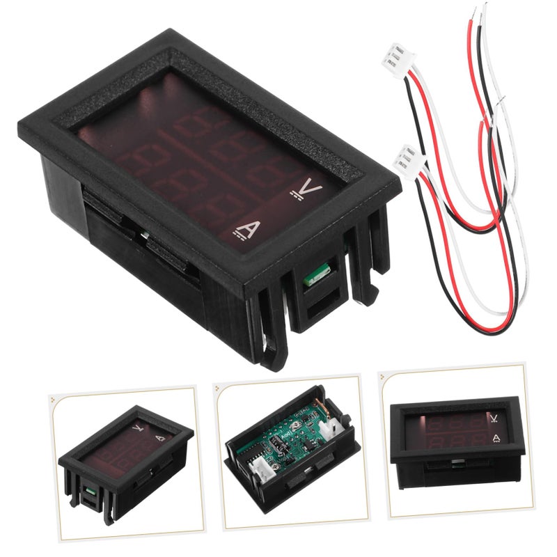 Digital Voltmeter Ammeter Voltage Tester LCD Display 4 80X2 90X2 20CM For Automotive Motorcycle Battery Monitor - Image 5