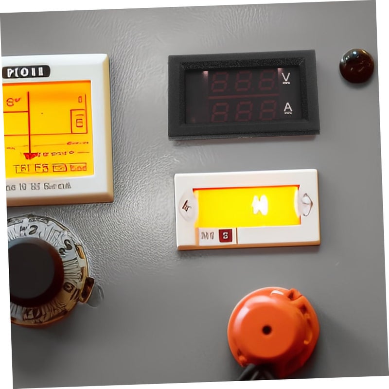 Digital Voltmeter Ammeter Voltage Tester LCD Display 4 80X2 90X2 20CM For Automotive Motorcycle Battery Monitor - Image 4