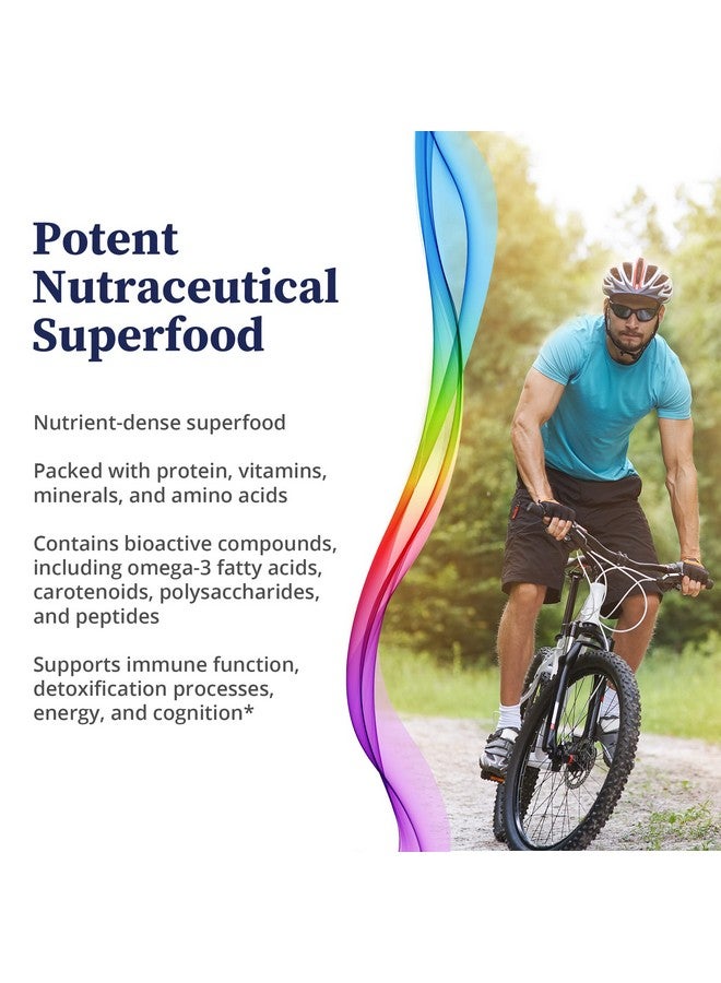 BioPure Chlorella Growth Factor Capsules - Nutrient-Dense, Nutraceutical Superfood Packed with Proteins, Vitamins, Minerals & Amino Acids That Supports Metabolism, Detox & Immunity - 100 Capsules - Image 4