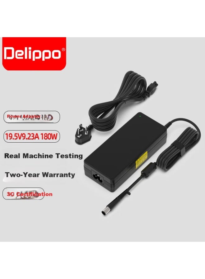 Delippo Power Adapter For Msi Ge63 Ge63vr, 19.5v9.23a 180w Large Port Laptop Charger Cable For Xiaomi Gaming Laptops With Thor 911m Processor - Image 1