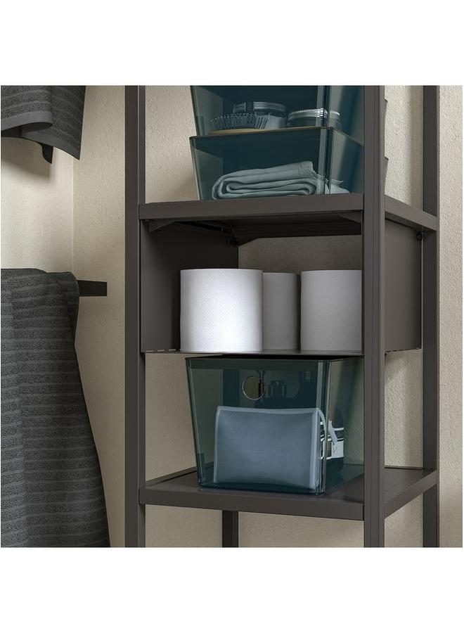 erorex Box With Lid Transparent Black 18X26X15 Cm - Image 4