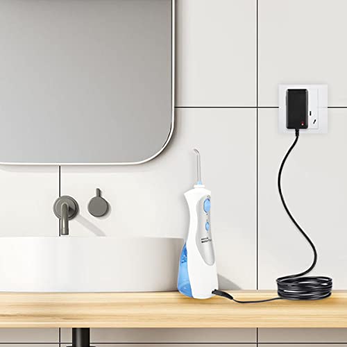 AlloverPower Cordless Water Flosser Charger Cord for Waterpik WP360 WP462 WP450 WP360W WP462W WP450W Replapcement Water Flosser Power Cord 3V DC 2-Prong Adapter YLA-03010 WP-400 Series - Image 4