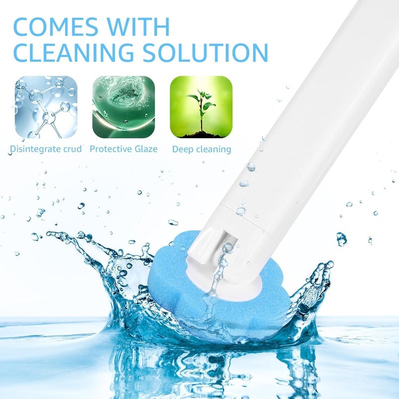 Neostyle Disposable Toilet Bowl Cleaning Brush,Toilet Bowl Wand and Holder with 24 Refills,Toilet Bowl Wand Kit Wall-mounted Suitable for Bathrooms - Image 4
