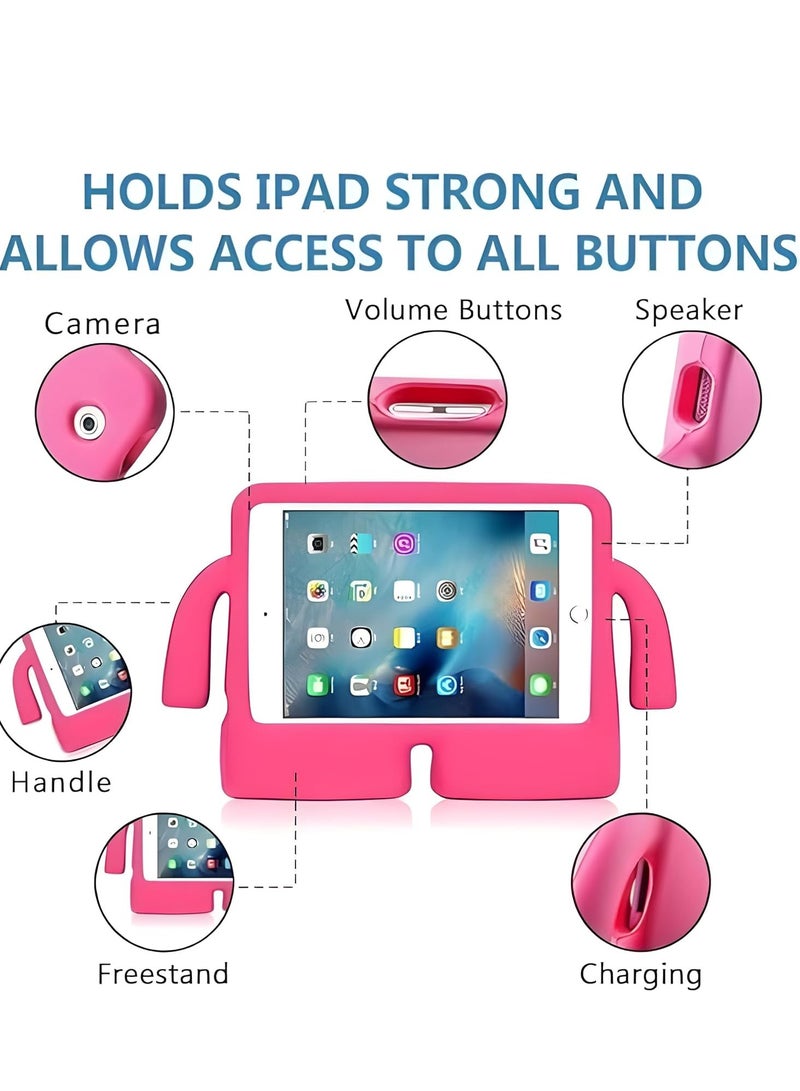 MIGOFAST Samsung Galaxy Tab A9 Plus For Kids Cover Case 11 inch, Shockproof Rugged Protective Case for Kids Girls Boys  Light Pink  - Image 3