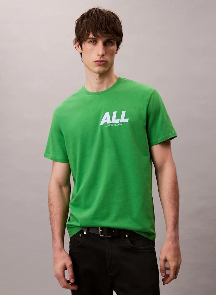 كالفن كلاين جينز All Graphic Relaxed T-Shirt