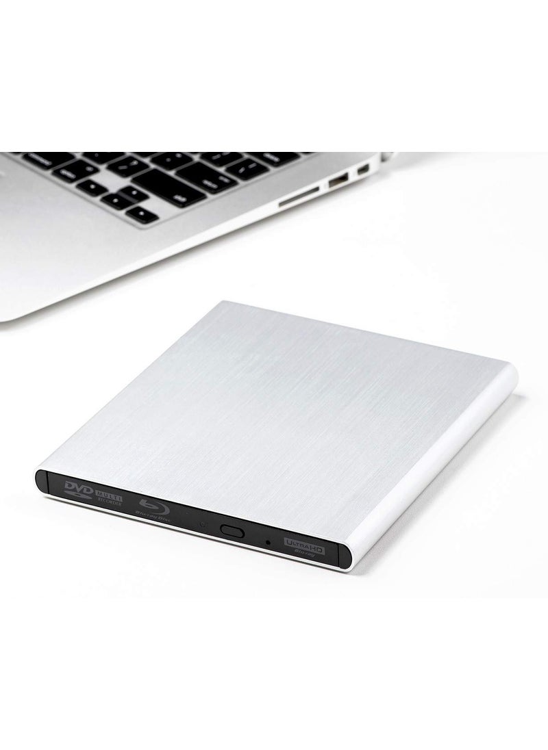 archgon Archgon Premium Aluminum External USB 3.0 UHD 4K Blu-Ray Writer Super Drive for PC and Mac  - Image 1