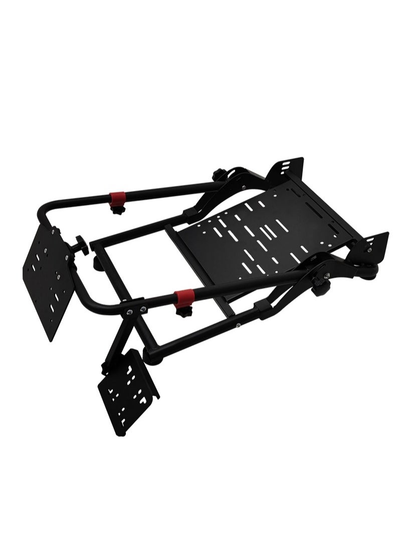 Flash Hawk Foldable Racing Wheel Stand with Shifter Holder Compatible with Logitech G25 G27 G29 G920 G923 Thrustmaster Ferrari XBox  - Image 5