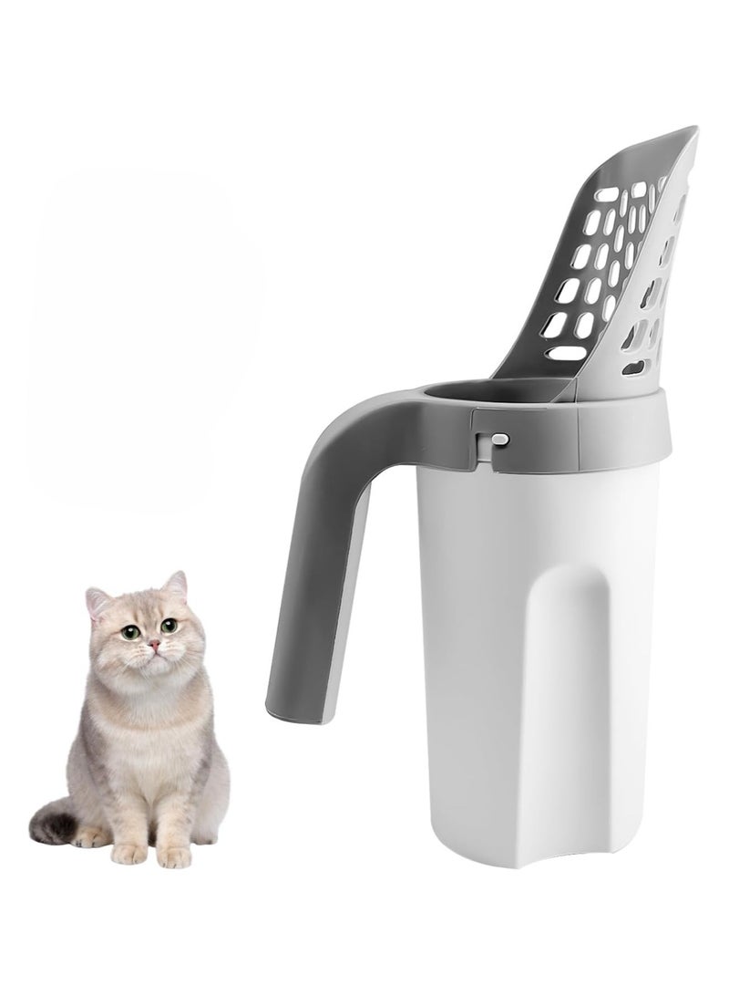 Generic Smart Cat Litter Scoop with Bag Holder – Deep, Detachable & Sifting – Mess-Free Cleaning! - Image 1