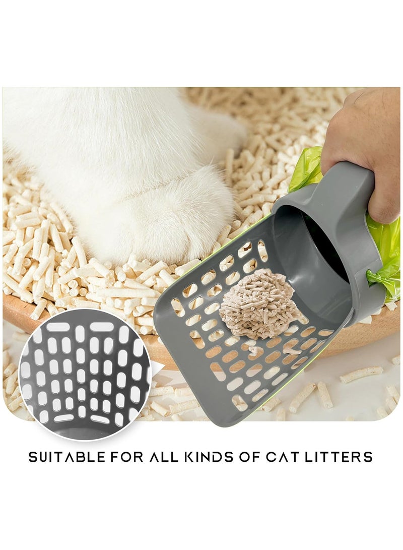 Generic Smart Cat Litter Scoop with Bag Holder – Deep, Detachable & Sifting – Mess-Free Cleaning! - Image 4