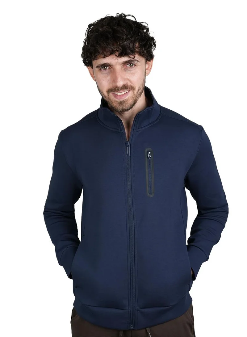 Men’s Interlock Slim Fit Full-Zip Knit Jacket