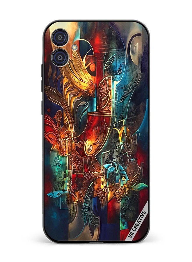 VR CREATIVE Protective Case Cover For Samsung Galaxy M04/F04 Flower Design Multicolour - Image 1
