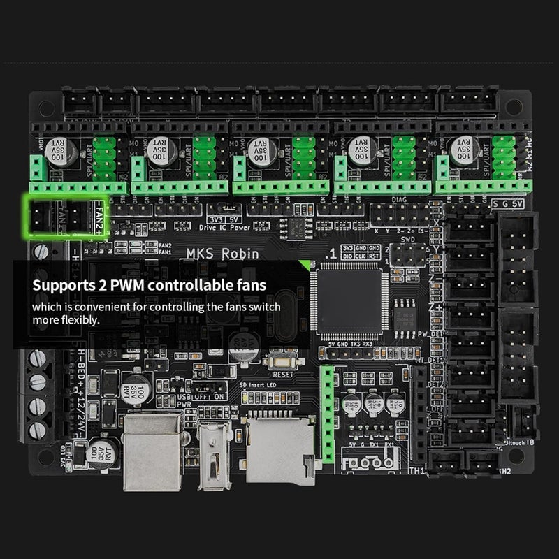 لوحة تحكم طابعة MKS ثلاثية الأبعاد لوحة أم منفصلة لوحة رئيسية مقاومة للتداخل وحدة - Image 4