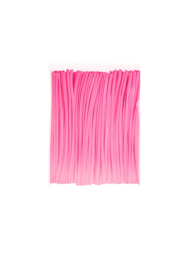 نقطة الحزب بالونات - عبوة من 100 بالون لاتكس، بالونات وردية طويلة ملتوية لحفلات أعياد الميلاد والحيوانات وديكورات المهرجانات - Image 4