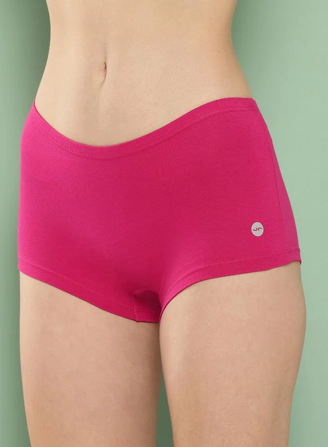 Leading Lady Leading Lady Pack of 2  - Solid Cotton Boyshorts