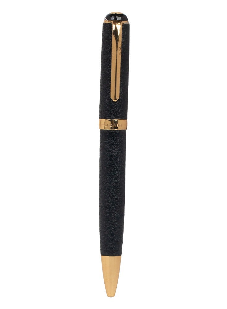RS Men's RS pen in black and gold metal with blue ballpoint - Image 3