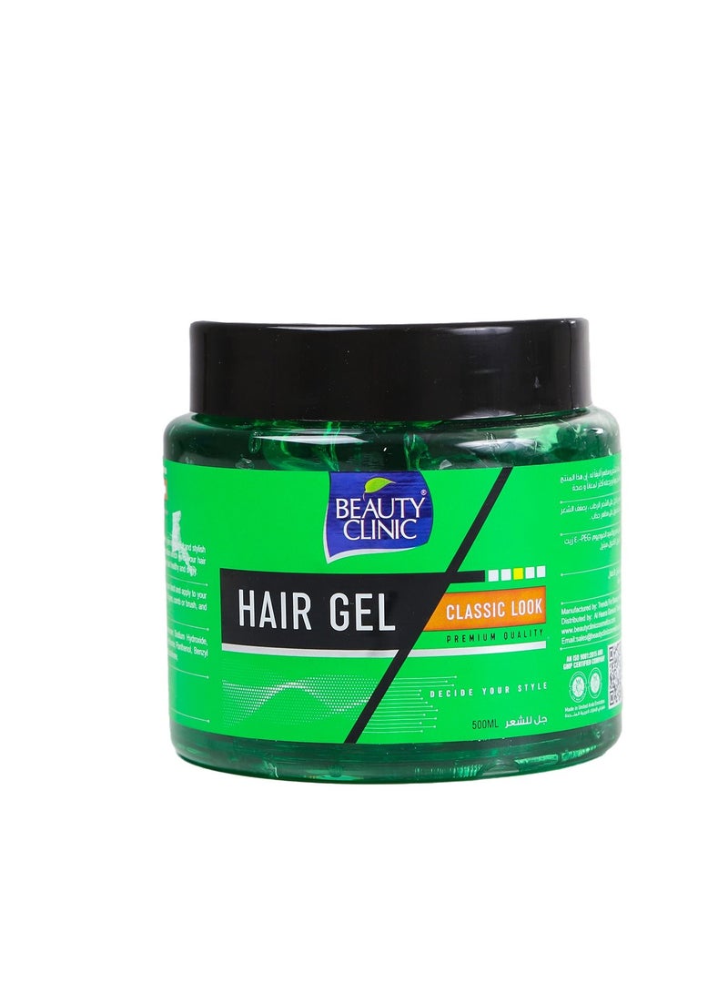 Beauty Clinic Classic Look Hair Gel 500ml