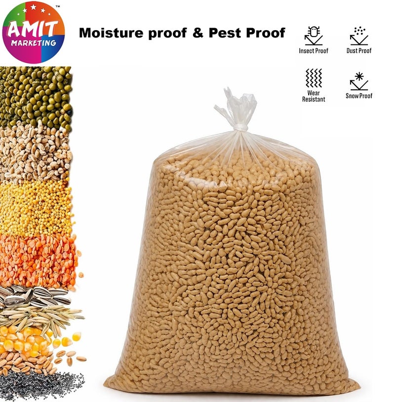 Amit Marketing EVOH Hermetic Grain Storage Bags 50kg | Long-Term Dry Grain Storage - Moisture-Proof Bags for Rice, Wheat, Pulses, Corn & More (Pack of 5) - Image 3