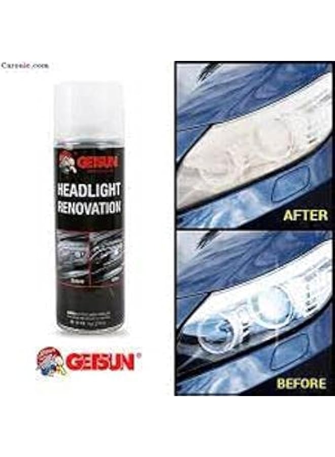 Generic Getsun G-1113 Headlight Renovation Spray 235Ml | Restore Clarity And Shine | Quick And Effective Headlight Cleaner  - Image 3