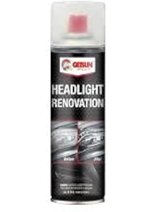 Generic Getsun G-1113 Headlight Renovation Spray 235Ml | Restore Clarity And Shine | Quick And Effective Headlight Cleaner  - Image 1