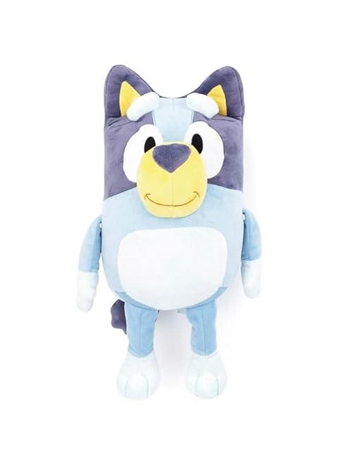 Plush Pillow Buddy Bluey Dog - Ultra Soft Plush Pillow - Polyester Microfiber, 19 Inch