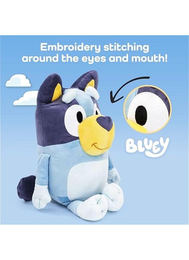 null - Plush Pillow Buddy Bluey Dog - Ultra Soft Plush Pillow - Polyester Microfiber, 19 Inch - Image 1