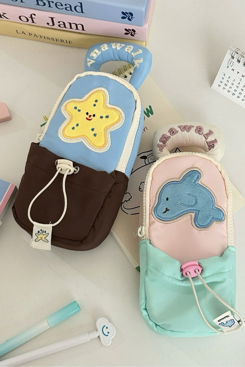 Paraphrase Adorable Star Zipper Pencil Case – Foldable and Standable, Large Capacity and Travel-Friendly - Image 5