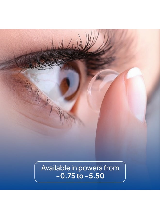 Aqualens 24 H NXT Monthly Disposable Contact Lens with Power(-3.25)(3 Lens/Box) - Image 4