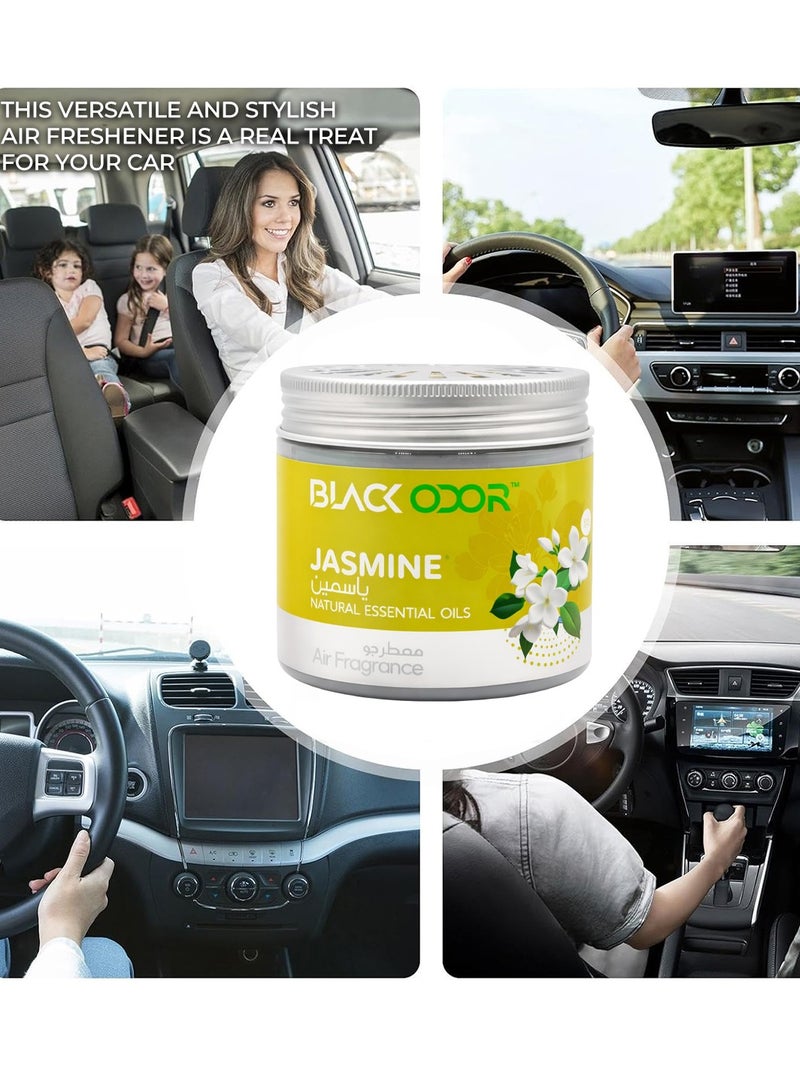 BLACK ODOR Jasmine Air Freshener – Natural Essential Oils Car & Home Fragrance | Long-Lasting Odor Eliminator | Floral Jasmine Scent - Image 5