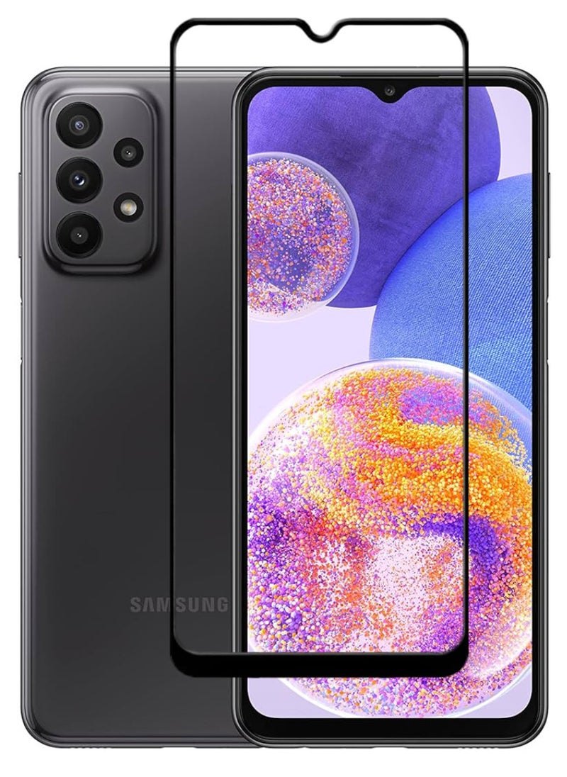 ACLIX Antistatic ESD Dustproof Premium Quality High Definition Tempered Glass Screen Protector Designed For Samsung Galaxy A23 - Image 1