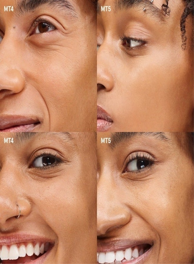 جلوسير خافي عيوب لامع لامع - تغطية ندية قابلة للبناء، أسمر متوسط ​​4 - لون أساسي خوخي 4.8 جرام - Image 4