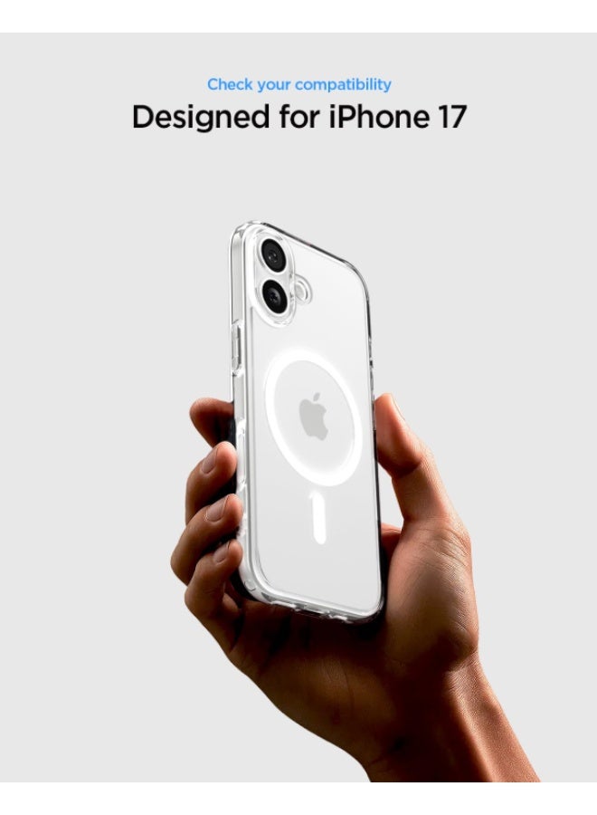 كوالتي جراب هاتف ماج سيف القوي المغناطيسي لهاتف آيفون 17، جراب هاتف بتغطية كاملة، حماية من السقوط بدرجة عسكرية، رفيع للغاية، حافة مرتفعة للغاية، شفاف - Image 2