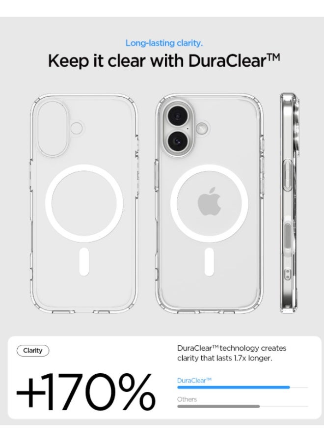 كوالتي جراب هاتف ماج سيف القوي المغناطيسي لهاتف آيفون 17، جراب هاتف بتغطية كاملة، حماية من السقوط بدرجة عسكرية، رفيع للغاية، حافة مرتفعة للغاية، شفاف - Image 4