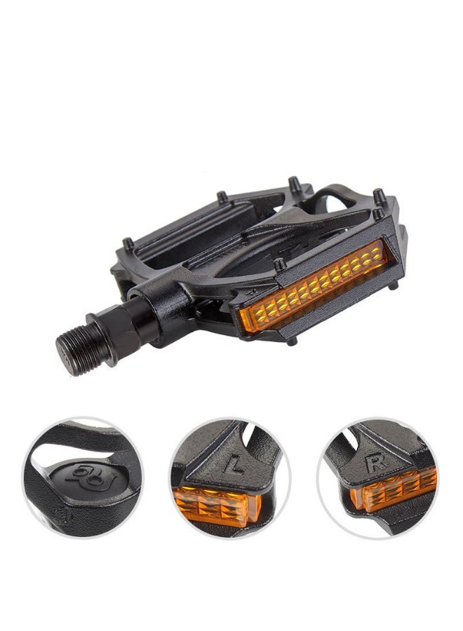 HOMESTAR 2 Pcs Bike Pedals, Mountain Bike Pedals, Alloy Aluminum Durable Sealed Bearing for Most Bikes - Image 3