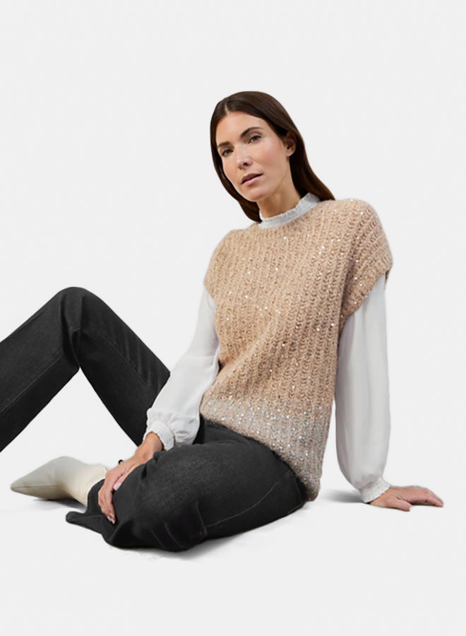 GERRY WEBER Casual Knitted Top With Sequin Embellishment  - Image 3