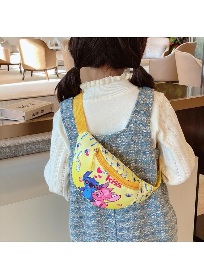 محفظة النقود المعدنية للأطفال للبنين والبنات لطيف النمط الغربي الكتف Crossbody حقيبة صغيرة الكرتون حقيبة الصدر عادية بالجملة-اللون: الوردي - Image 4