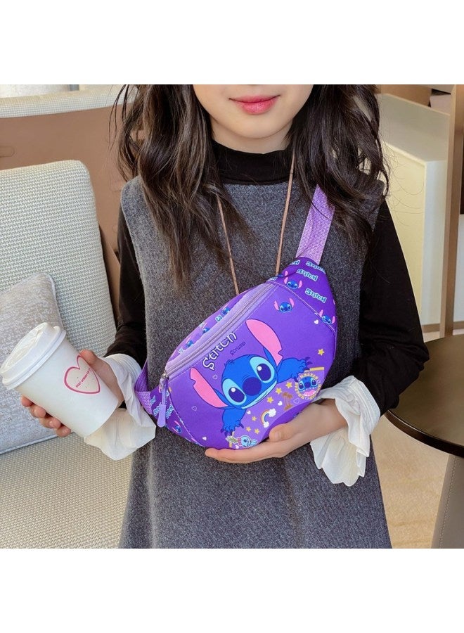 محفظة النقود المعدنية للأطفال للبنين والبنات لطيف النمط الغربي الكتف Crossbody حقيبة صغيرة الكرتون حقيبة الصدر عادية بالجملة-اللون: الوردي - Image 3