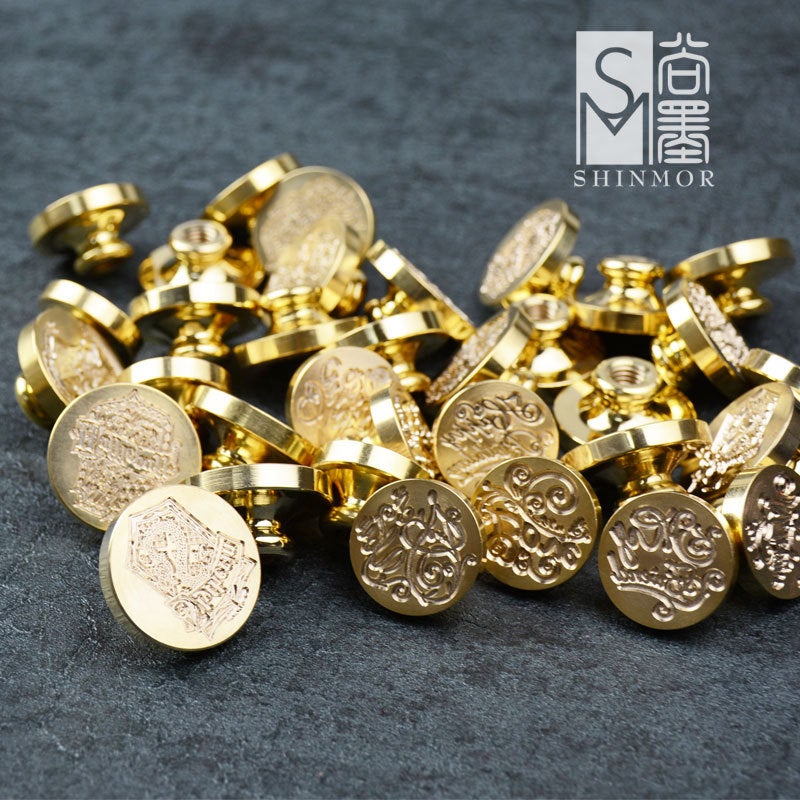 European-Style Retro Seal Wax Seal Seal Lacquer Seal Head Thousands Of Patterns Animation Wedding Greetings Seal - Image 2