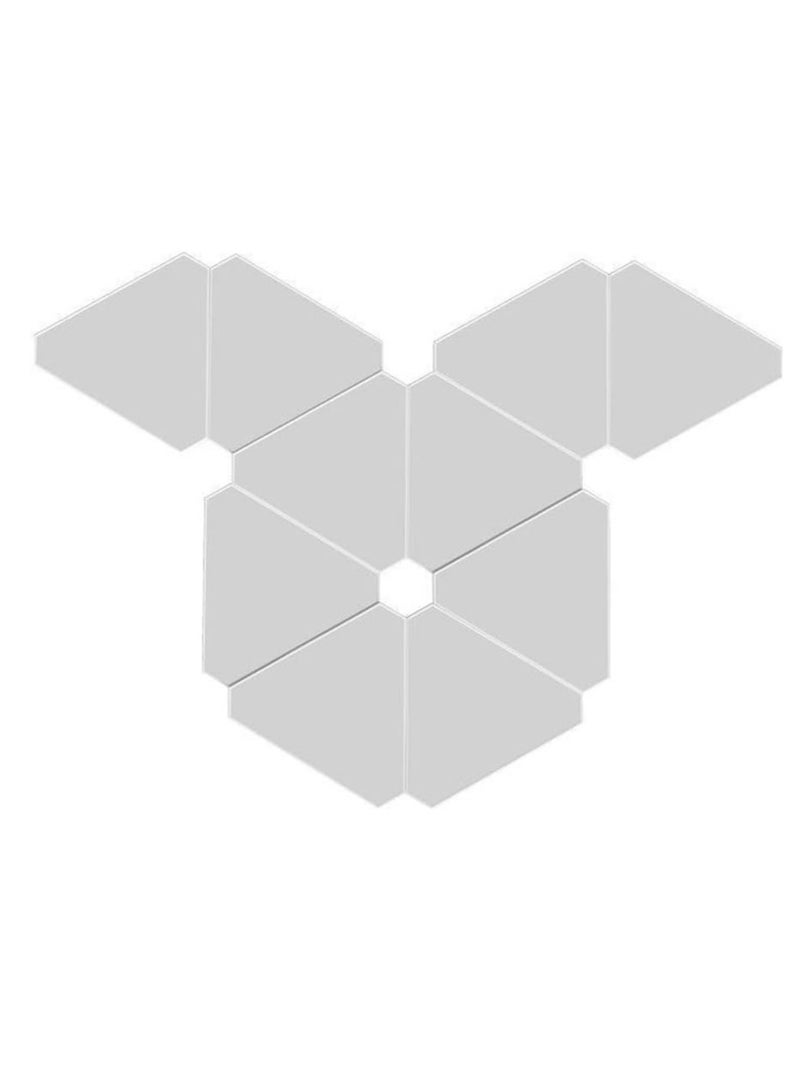RATSAW 10 PCS WIFI Bluetooth 5V USB Triangle Lamps Quantum Atmosphere LED Night Light for Game Bedroom Decoration Creative Decorat Wall Lamps Wifi APP  - Image 3