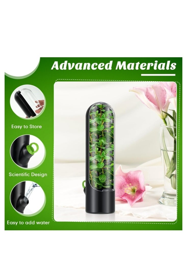 OASIS-TH - 2 Pack Herb Keeper Kitchen Storage Container To Keep Your Vegetables Fresh In Refrigerator Savor Pod For Cilantro Mint Parsley Asparagus - Image 1